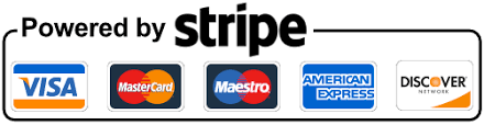 Powered by Stripe